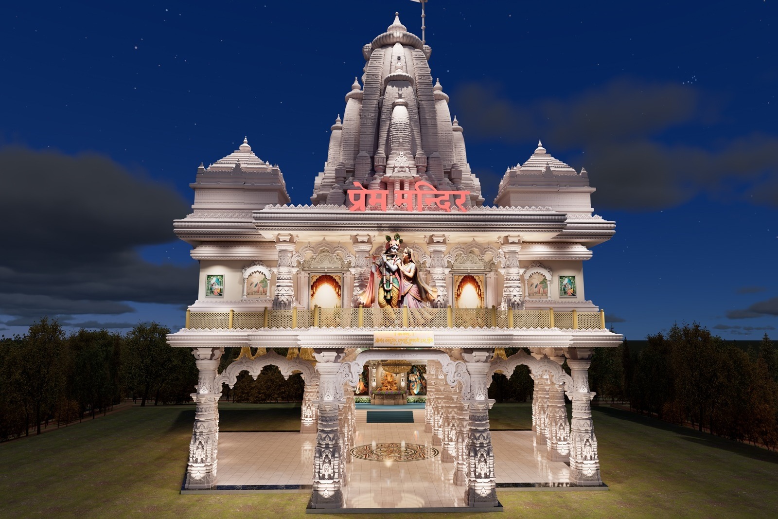 दगडूशेठ गणेशोत्सवात वृंदावनमधील प्रेम मंदिरात होणार विराजमान