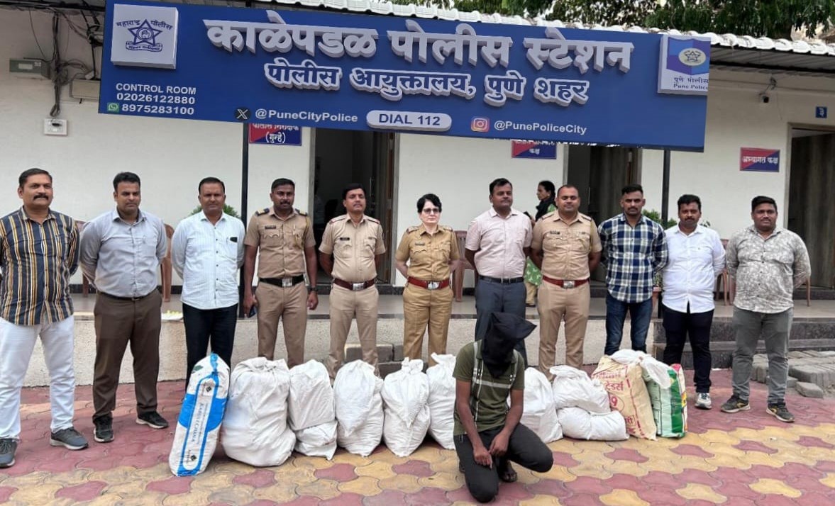 काळेपडळ पोलिसांकडून प्रतिबंधित गुटखा व तंबाखूजन्य पदार्थांचा साठा जप्त