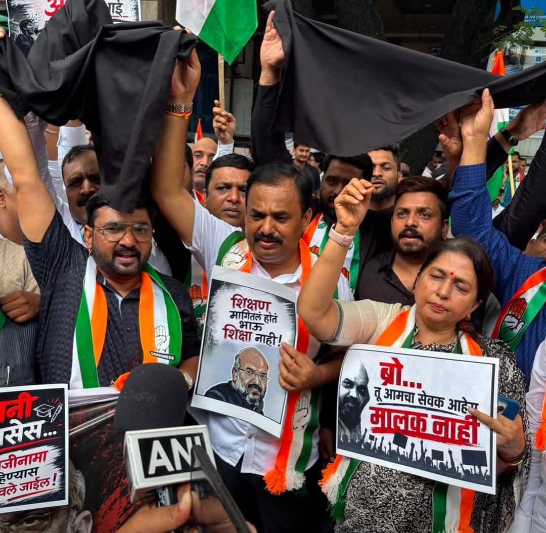 अमित शहा यांच्या हस्ते लोकमान्य टिळक पुरस्काराला काँग्रेसचा विरोध