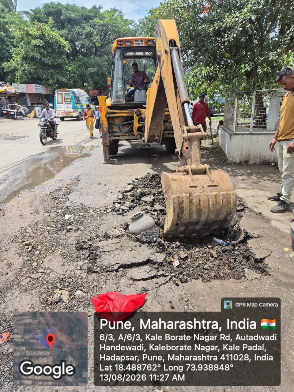‘महाराष्ट्र नामा’च्या बातमीचा इम्पॅक्ट; दुरुस्तीचे काम तातडीने पूर्ण