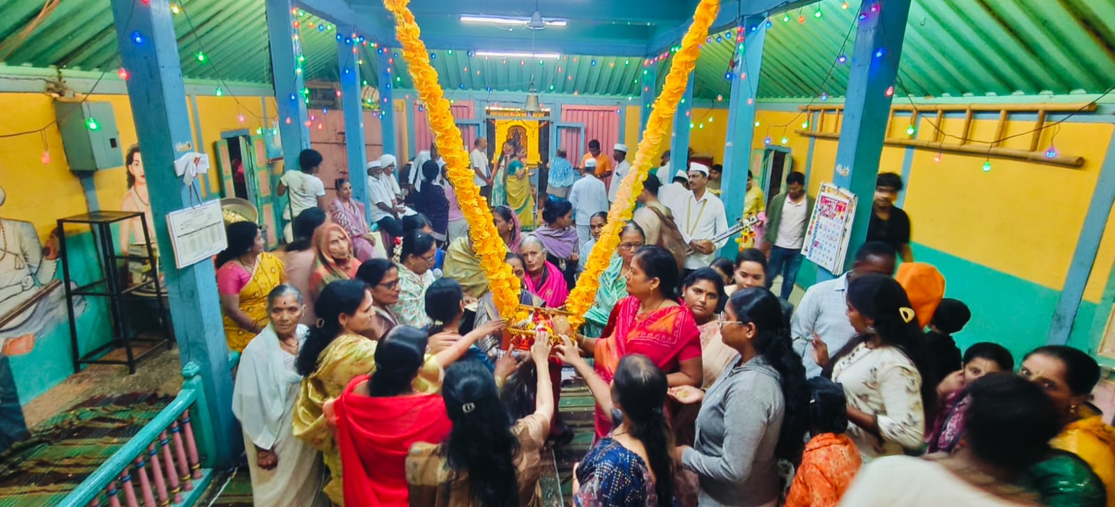 डांगमाळी आळीतील विठ्ठल-रुक्मिणी मंदिरात श्रीकृष्ण जन्मसोहळा उत्साहात
