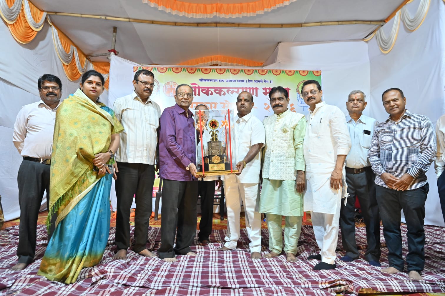 ए. एल. नरसिंगराव यांना लोककल्याण भूषण पुरस्कार प्रदान ए. एल. नरसिंगराव यांना लोककल्याण भूषण पुरस्कार प्रदान